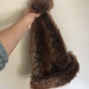 Furry Santa hat